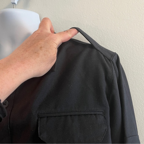 Sz. XL Rogan Wool Gaberdine Shirt - Picture 3 of 13